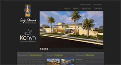 Desktop Screenshot of luizmauro.arq.br
